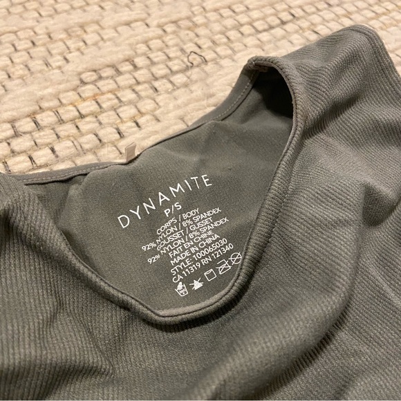 Dynamite Ribbed Body Suit - Picture 2 of 2